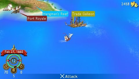 Sid Meier's Pirates screenshot 5 for PSP